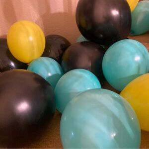 Vibrant mystery Box boys lots - Black, Yellow, and Blue….10x10x6 mystery box